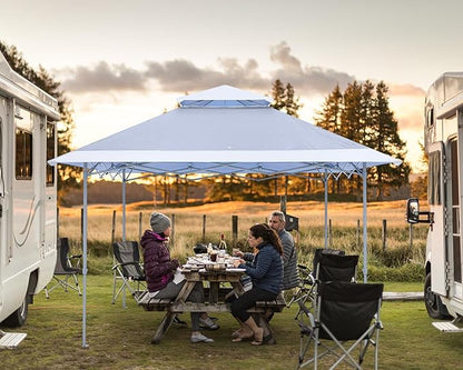 ABCCANOPY Easy Set-up 13x13 Canopy Tent 169 sq.ft Sun Shade Light Gray