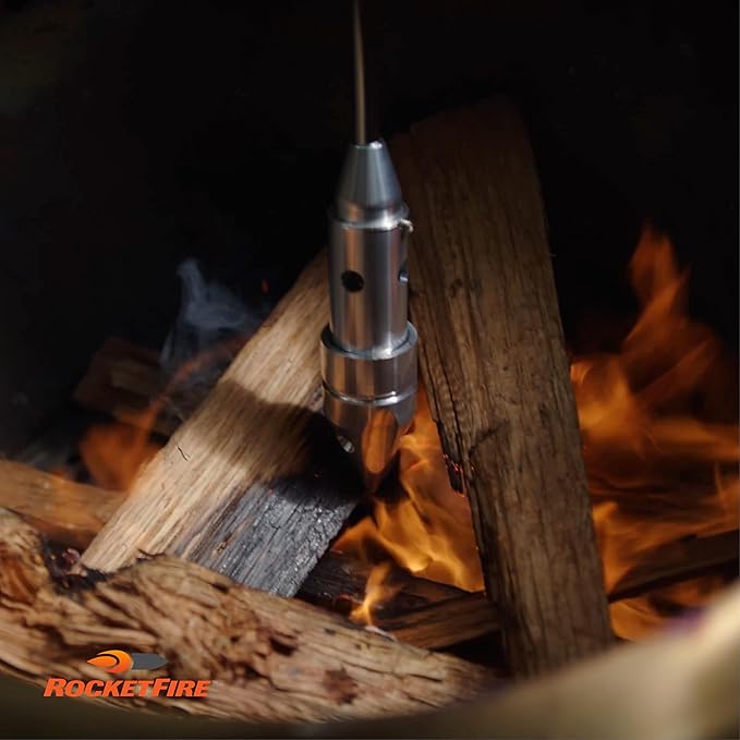RocketFire Green Fire Starter Torch | Atlas | Charcoal Starter | Tri-Flame Tip | Propane & MAP/PRO Compatible | Case Included