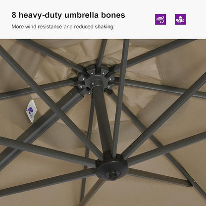 PURPLE LEAF Patio Umbrella - Image 6