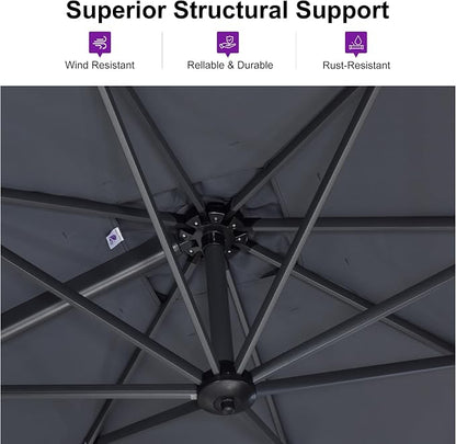PURPLE LEAF Patio Umbrella - Image 3