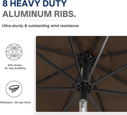 ABCCANOPY Durable Solar Led Patio Umbrellas - Image 6