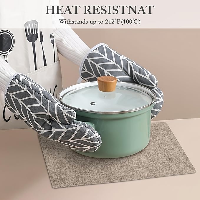 Faux Leather Heat Resistant Placemats Set of 6 – Waterproof Oilproof Wipeable Dining PU Vinyl Place Mat Easy Clean Table Mats for Kitchen/Dining/Party/Holiday, Khaki