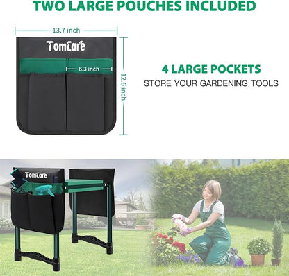 TomCare Garden Kneeler and Seat, 11.12" Kneeling Pad Sturdy Garden Bench | - Image 4