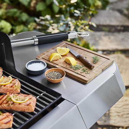 Weber Genesis S-315 Liquid Propane Gas Grill for Outdoor Grilling, 3 Burners, Stainless Steel