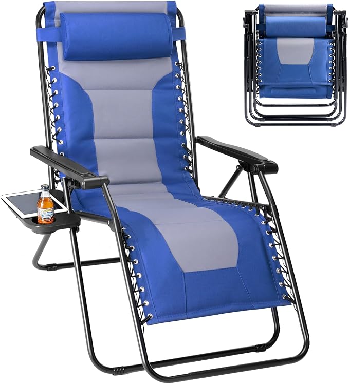 Sweetcrispy Zero Gravity Chairs, Foldable Patio Reclining Chairs by Sweetcrispy