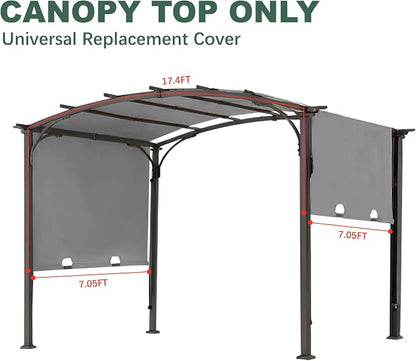 85" x 208" Universal Pergola Replacement Canopy Cover | Waterproof Shade Top - Image 3