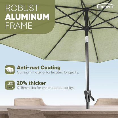 Tempera Patio Market Outdoor Table Umbrella - Image 4