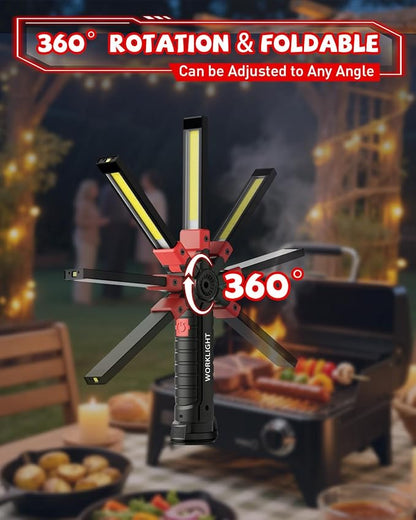 Coquimbo Grill Light, BBQ Grilling Accessories for Outdoor Grill, Rechargeable LED Work Barbecue Light with Magnetic Base and Hook, Stocking Stuffers Gifts for Men Him Adults Dad Husband Boyfriend