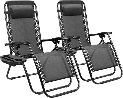 Homall Zero Gravity Chair Patio Folding Lawn Lounge Chairs | Outdoor Lounge - Image 10