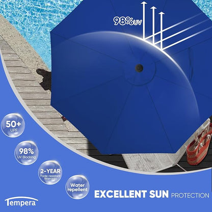 Tempera Patio Market Outdoor Table Umbrella - Image 3