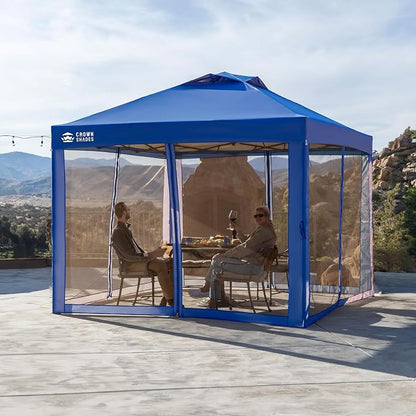 CROWN SHADES Gazebo 10x10 Pop Up Canopy - Image 8