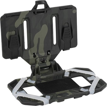 Tactical Molle Phone Holder for Plate Carrier Vest, Quick Release & Adjustable Phone Mount, Compatible with 4.7-6.7 inch Smart Phones, Durable Tactical Accessories for Outdoor Enthusiasts