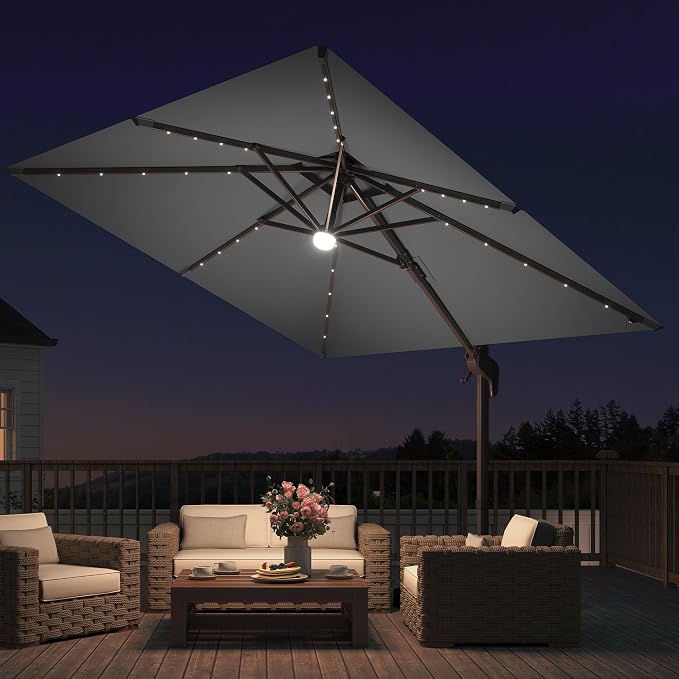 JZ-DZS Cantilever Patio Umbrella - Image 2