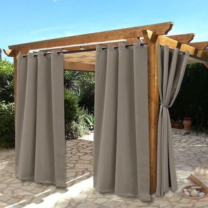 BONZER Waterproof Indoor/Outdoor Curtains by Bonzer