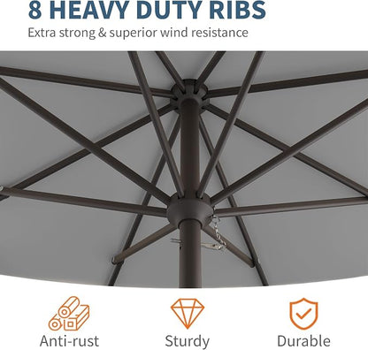 10FT Patio Umbrella, Outdoor Umbrella - Image 3