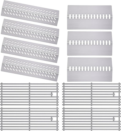 16GA Grill Heat Plates 9MM 16517 Grill Grates for 16631 16520 Bull Grill Replacement Parts, BBQ Bull Angus 4 Burner 47628 47629, Bull Outlaw 26038 26039, Steer Premium 69008, Lonestar 87049