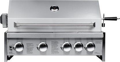 KoolMore Outdoor Kitchen 30 in. BBQ Liquid Propane Grill with Cabinet in Stainless-Steel (KM-OKS-BQ30-BQ30CAB)