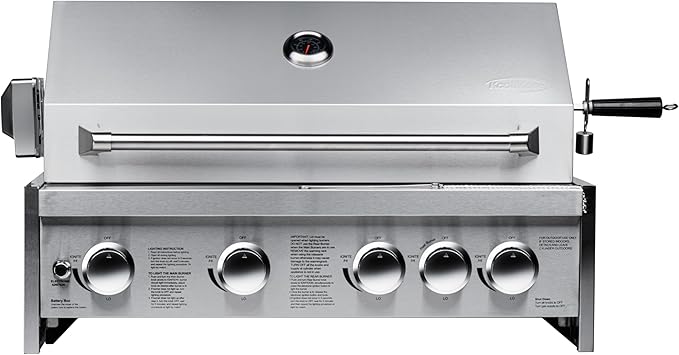 KoolMore 30 in. Built-in Liquid Propane BBQ Grill for Outdoor Kitchen in Heavy-Duty Stainless-Steel (KM-OKS-BQ30)
