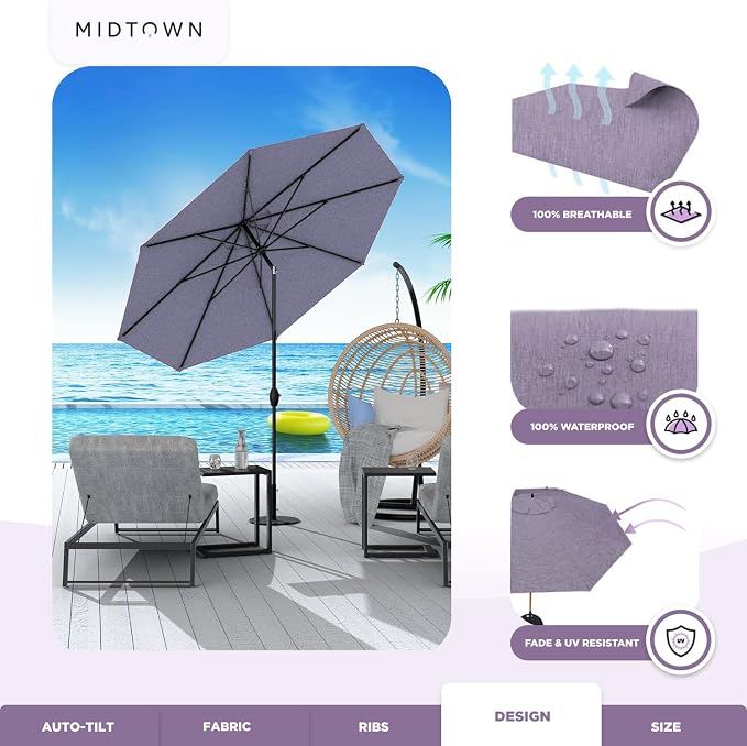 Midtown Umbrellas 10-Year-No-Fade - Image 5