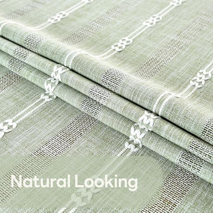 Heavy Duty Cotton Table Cloth for Rectangle Table Sage Green Rectangular Farmhouse Vintage Tablecloth Washable Rustic Table Cover (Sage Green, Rectangle, 52''x 86'', 6-8 Seats)