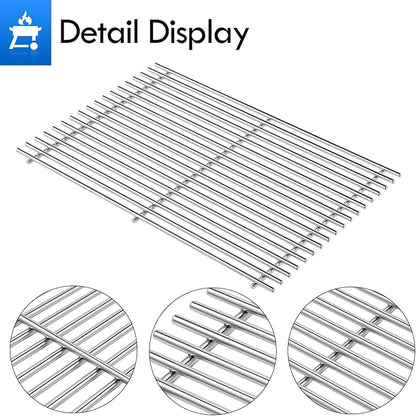Genesis II E-310 Grates Flavorizer Bars Heat Deflectors Replacement Parts for Weber Genesis II Parts II E310 II E-315 II SE-310 II S310 II E-330 Genesis 2 Stainless Steel Grill Grates