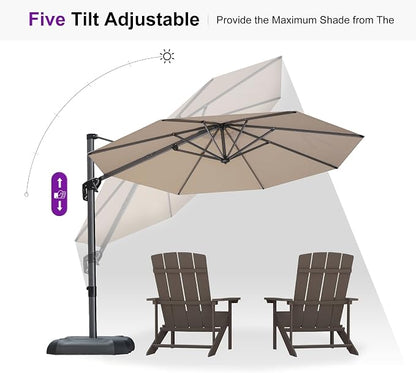 PURPLE LEAF Outdoor Umbrella - Image 6