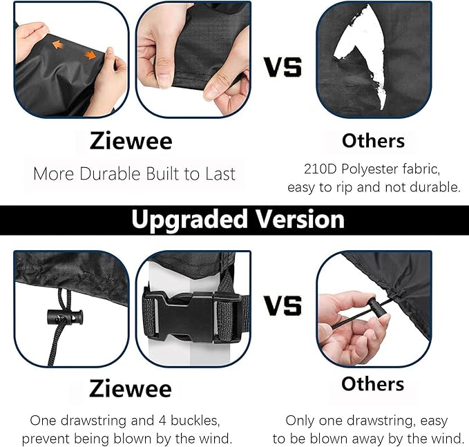 Patio Furniture Covers Outdoor Table Cover Waterproof Rectangular Patio Dining Table Cover Wind Dust Proof Anti-UV Garden Sectional Couch-Cover Table and Chair Set Covers 80"L x 40"W x 29"H Black
