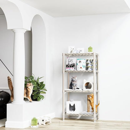 M MZG 1000 lbs 4-Shelf Standing Storage Shelves Heavy Duty Metal Shelving Unit - Image 2