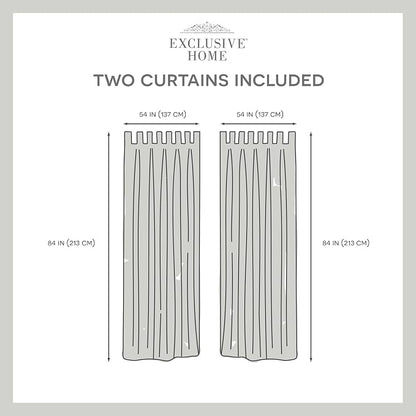 EXCLUSIVE HOME Cabana Solid Indoor/Outdoor Light Filtering Hook-and-Loop Tab - Image 10