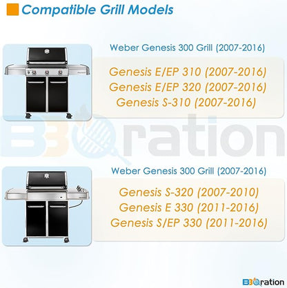 65054 Warming Rack for Weber Genesis 300 Grill Parts (2007-2016) Genesis E310 E320 E330, Grill Warming Rack for Weber Genesis Grill Parts Warming Rack for Weber 81323 62749