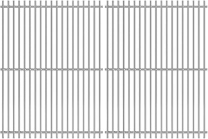18.75" Cooking Grates for Weber Genesis II 300 and Genesis II LX 300 Series Gas Grills, Genesis II E&S 310 315 320 325 340, Stainless Steel Cooking Grid Replacement Parts for Weber 66095 84136