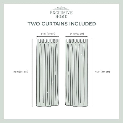 Exclusive Home Cabana Solid Indoor/Outdoor Light Filtering Hook-and-Loop Tab - Image 11