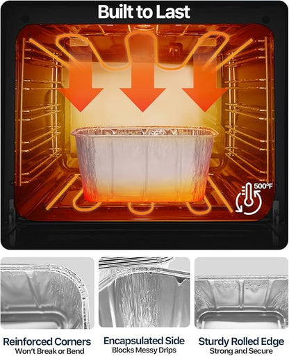 Grease Cup Liners for Char-Griller Flatiron Griddle, Foil Drip Pan Liner for Char Griller 8128 8036 8536 8928 8136 8328 Gas Grills, 7" x 4.2", 20Pcs