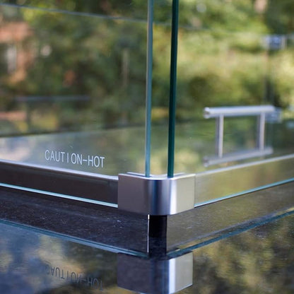 Celestial 23.5" x 11.5" x 6" Wind Guard, fits Celestial 18”x6” Fire Pit Burner Pans