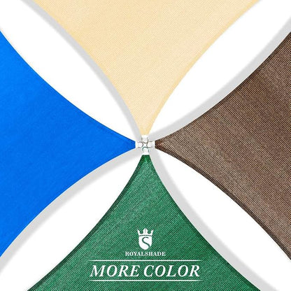 Royal Shade 0 8' x 1 2' White Rectangle Sunshade Sail - Image 9