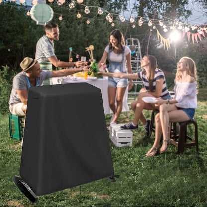 Grill Cover Compatible for Cuisinart CGG-180 Cuisinart Petite Gourmet Portable Gas Grill with VersaStand, Waterproof Outdoor Grill Stand Covers -30 x 20x 29inch