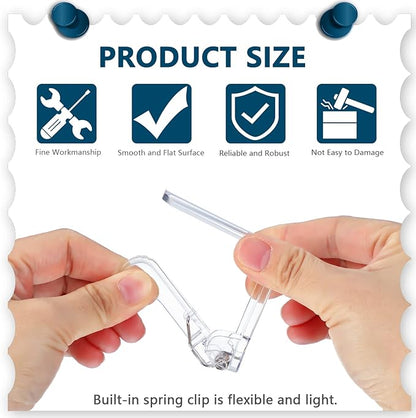Jetec 36 Pieces Clear Tablecloth Clips Plastic Loaded Table Cover Holder Clamps Table Linen Clips for Christmas Birthday Camping Picnic Wedding Restaurant Outdoor Hosting Essentials