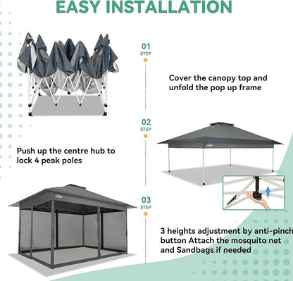 COBIZI 10x15 FT Pop up Gazebo on Clearance - Image 8