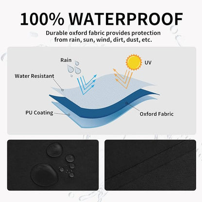 Easy-Going 100% Waterproof Outdoor Curtains 54x84 inch, Gazebo and Pergola 2 - Image 2