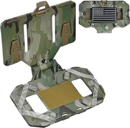 Tactical Plate Carrier Phone Mount, Universal Molle Phone Holder,Tactical Phone Holder Foldable Navigation Board for Tactical Vest Attachments