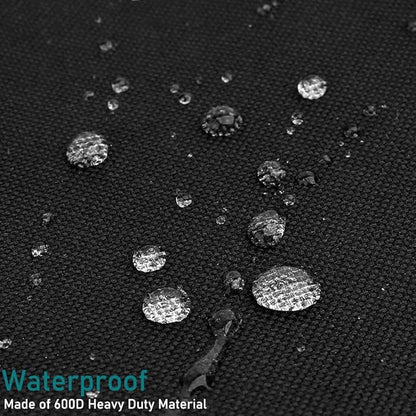 ZJYWSCH Griddle Cover for Blackstone Bronco 28" XL 3 Burner Griddle Vertical Pellet Smoker Combo 2415, Heavy Duty Waterproof for Blackstone Bronco 28 inch XL Combo Griddle