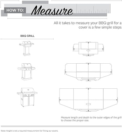 Classic Accessories Veranda Water-Resistant 80 Inch BBQ Grill Cover