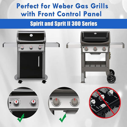 Spirit E-310 Replacement Parts 7636 Flavorizer Bars 69797 Burners for Weber Spirit II Grill Parts E310 S-310 E-320 S-320 E-330 S-330 Spirit 2 GS4 Flavor Bars Burner Covers Spirit Gas Grill Parts
