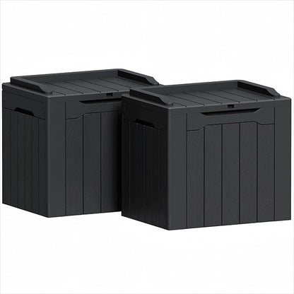 Greesum 31 Gallon Deck Box for Outside, All Weather Outdoor Storage Boxes for by BuynowfromGreesum