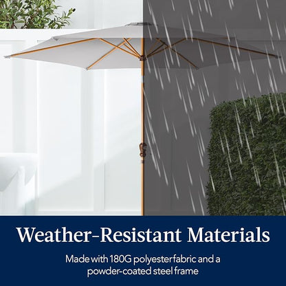 Best Choice Products 10ft Market Umbrella, Outdoor Sun Shade - Image 5