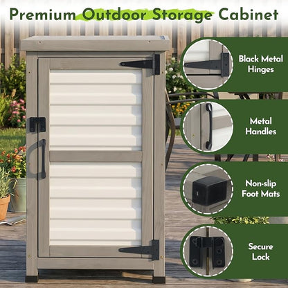 Small Outdoor Storage Cabinet - Image 5