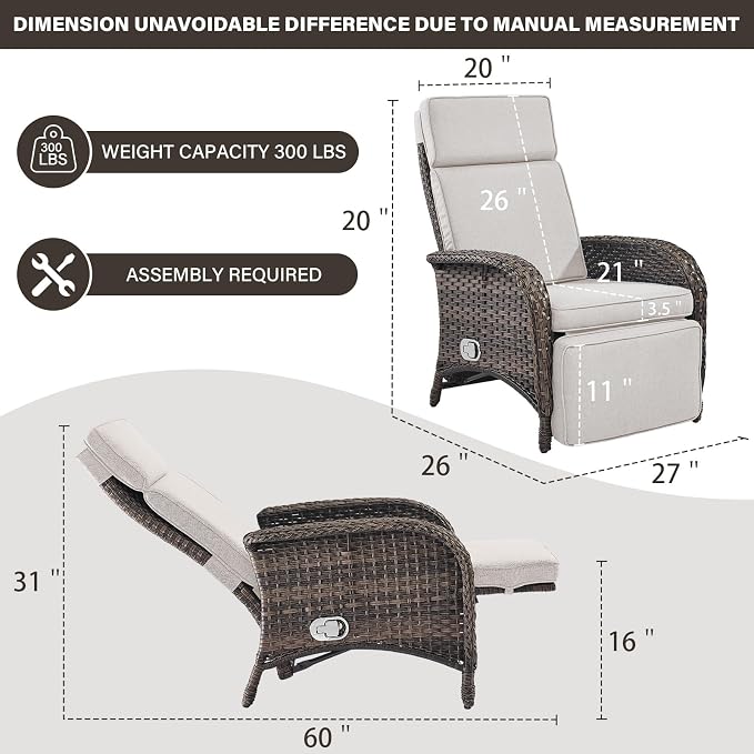 Versatile Outdoor Recliner Chair - Image 2
