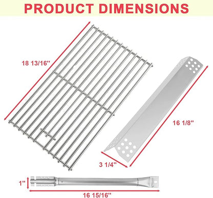 Replacement Parts Kit for KitchenAid 720-0954, 720-0733A, 720-0954A, 720-0733D, 720-0954L, 730-0733, 740-0733A, 730-0733A, 740-0733 Grill Parts, Nexgrill Parts 720-0733 720-0733A,Solid Stainless Steel