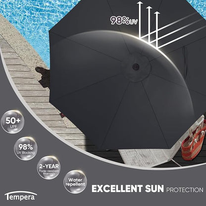 Tempera Patio Market Outdoor Table Umbrella - Image 5