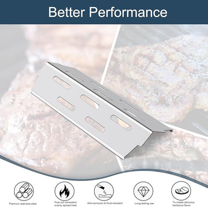 Heat Deflectors for Weber Genesis II 300/LX 300, GS4 Genesis ii E-310 ii E-315 ii E/S335 ii se-335 Grill (304 Stainless Steel, ES/410 * 3)